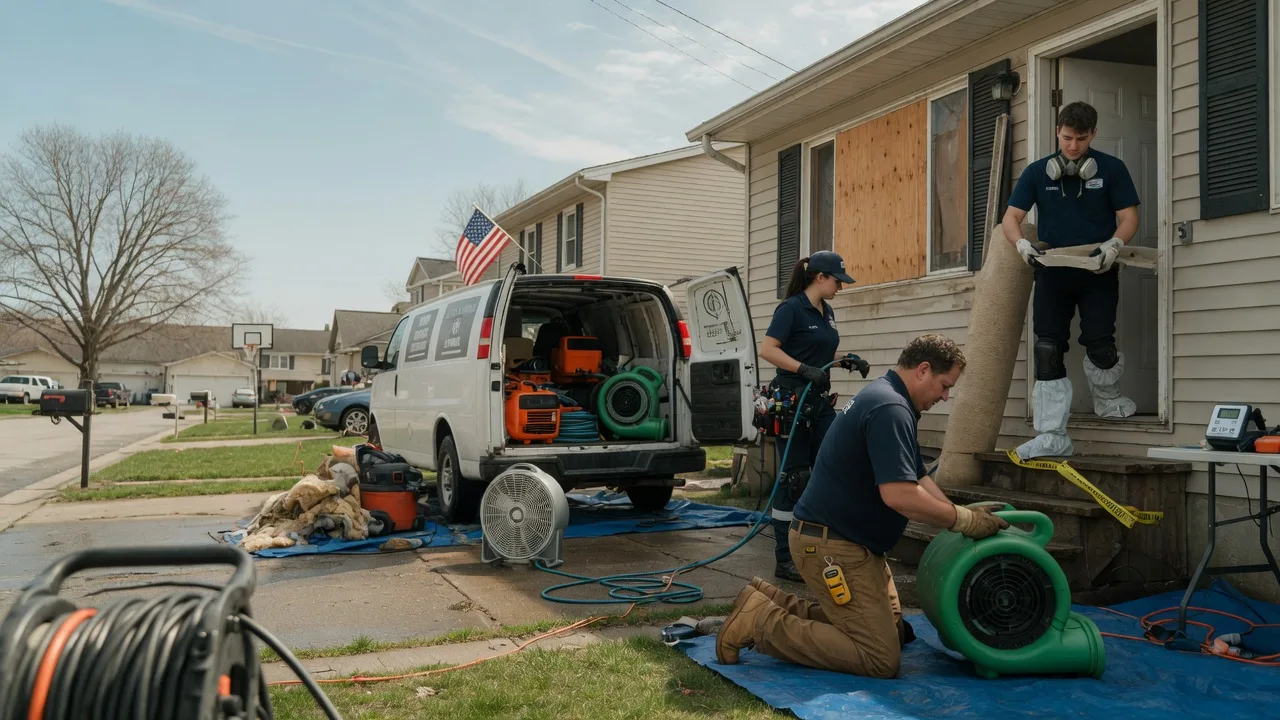 Water Damage Restoration in Ladoga, IN near me